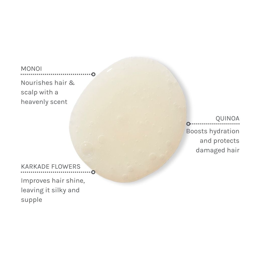 Moisturizing Shampoo - Monoi Rescue Natural Shampoo